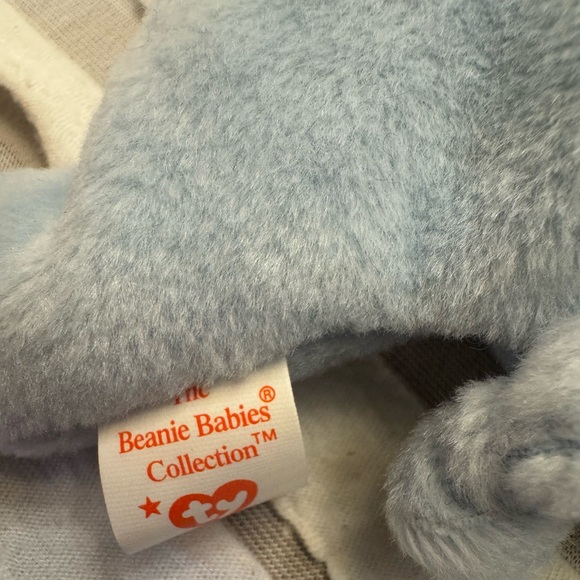 Retired Rare Vintage 1995 Peanut Elephant Beanie Baby Style 4062 DOB 1 - 25 - 95 - Picture 8 of 9